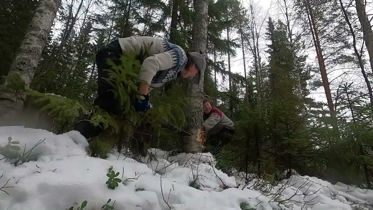 Puusavottaa justeerilla