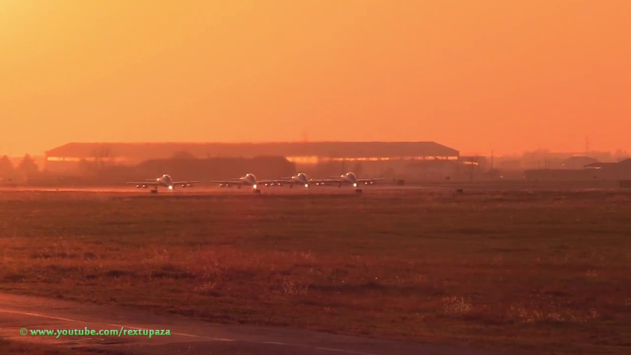 PAN-Pattuglia Acrobatica Nazionale decollo dall'aeroporto Verona V.Catullo LIPX