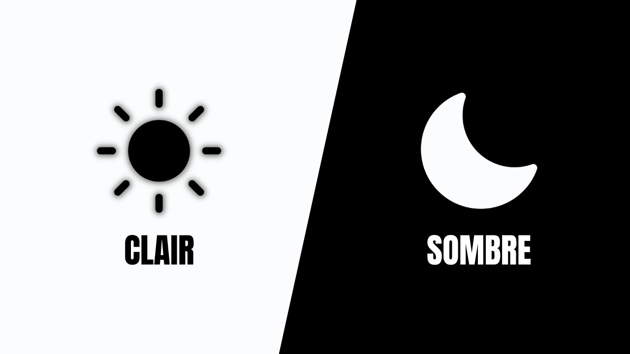 Thème Clair / Sombre en HTML CSS et JavaScript