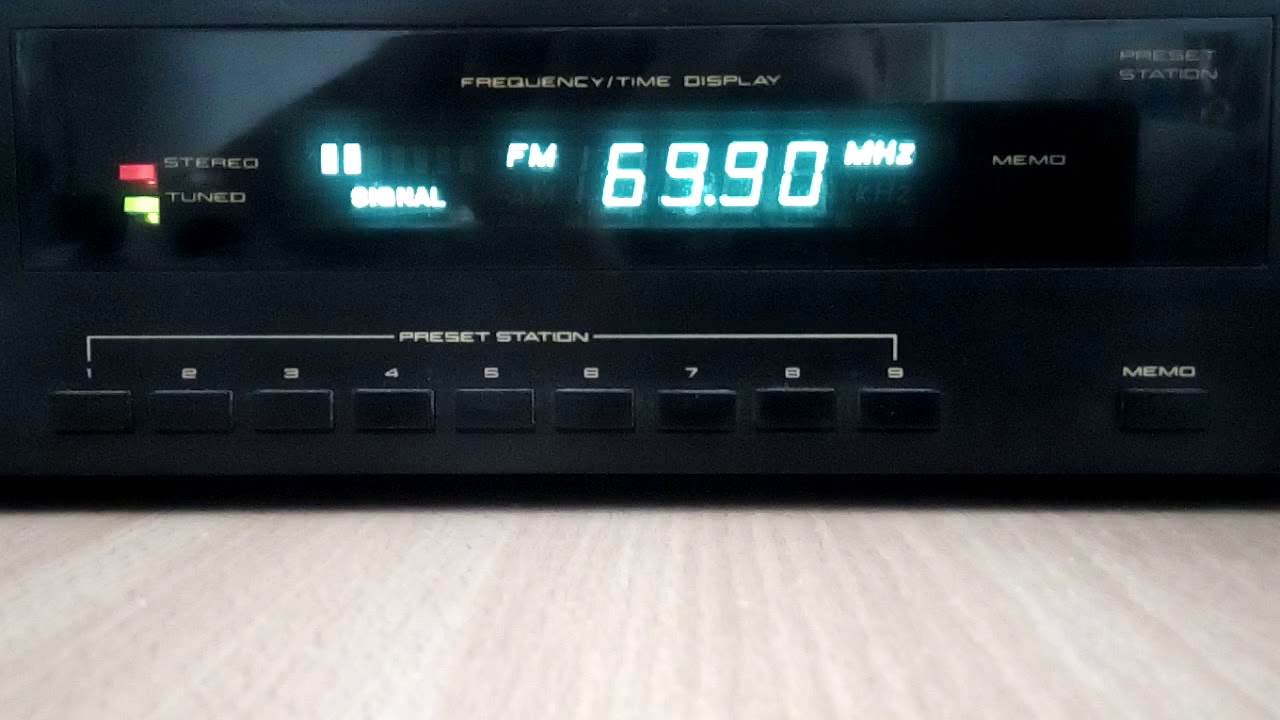 Bandscan in the OIRT FM band in summer