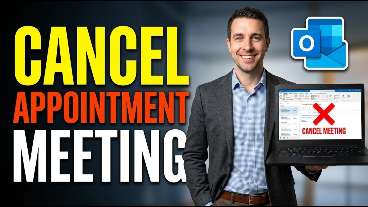 How To Cancel Appointment Meeting In Microsoft Outlook Tutorial [2026 Guide]