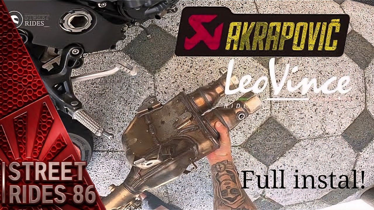 Installation Link pipe and slip-on MT-10 2023 Yamaha | Akrapovič | Leo Vince