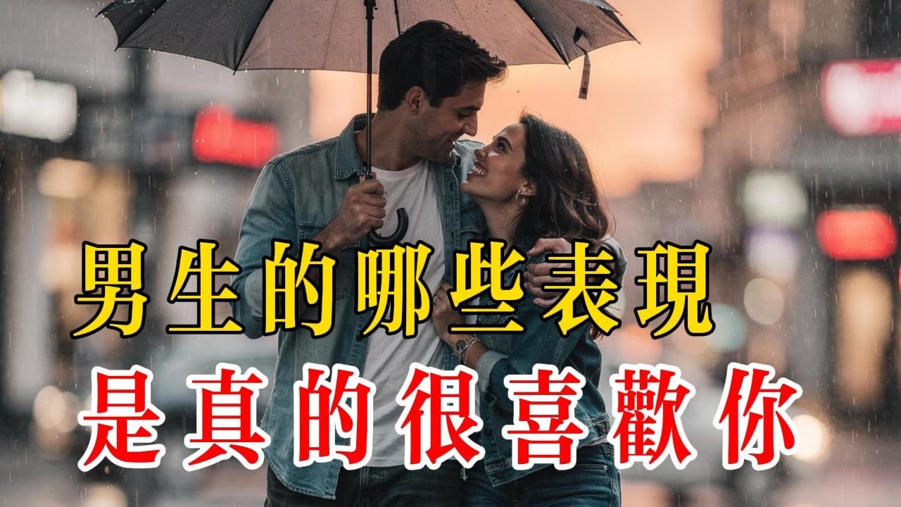 男生的哪些表現，是真的很喜歡你。 你要是碰上了這種信號，你去推進關係分百成功