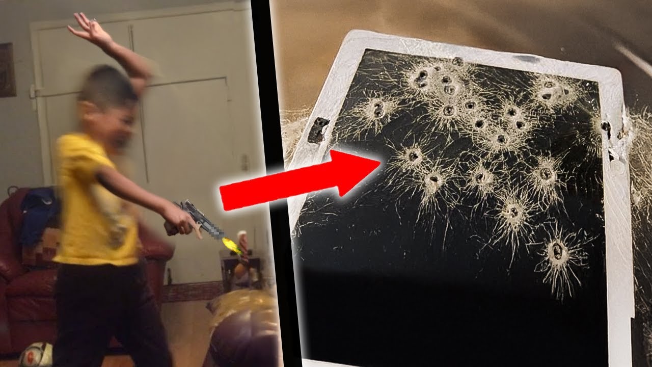 Kid SHOOTS Dad&rsquo;s iPad after RAGING in Geometry Dash..