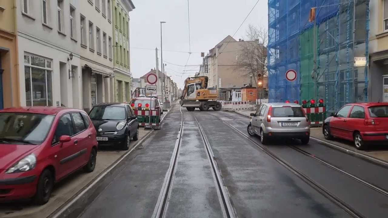 Straßenbahn am 2022 in Gera
