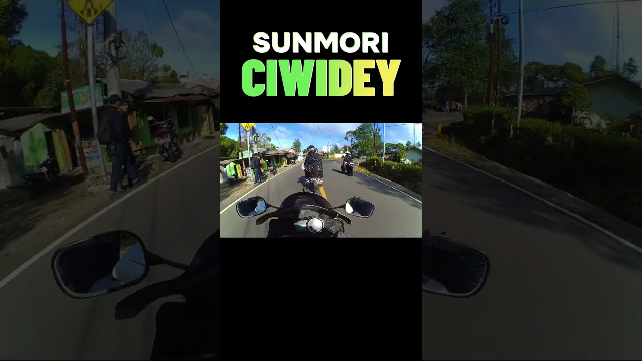 CIWIDEY MEMANG SYAHDU... #sunmori #motovlog #shorts