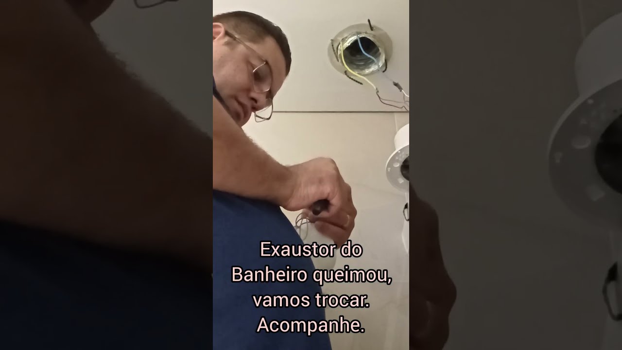 TROCANDO O EXAUSTOR QUEIMADO #maridodealuguel