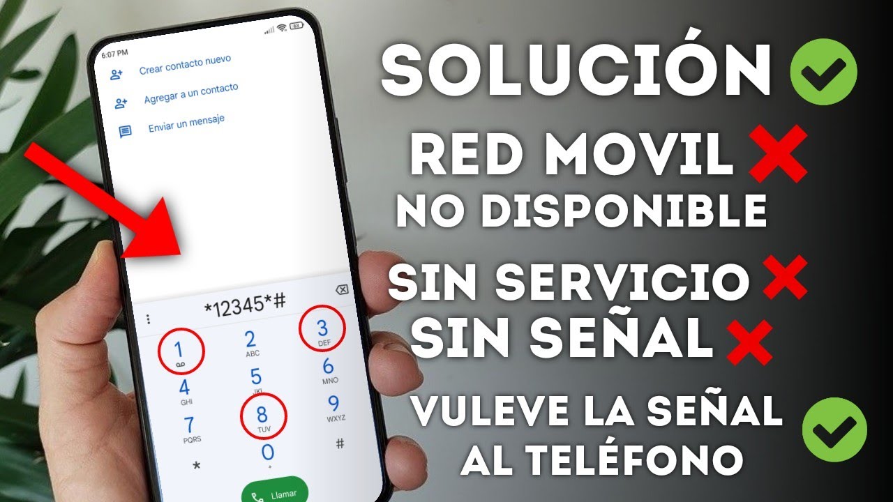 SOLUCIÓN Red Móvil No Disponible, Sin Servicio - Sin señal | Nuevo método 2025