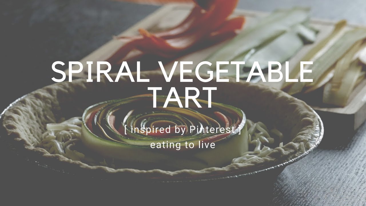 How to Make a Spiral Vegetable Tart 🥧 A Pinterest Recipe