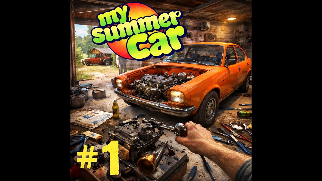indo na cidade comprar peças para o carro (my summer car #1)
