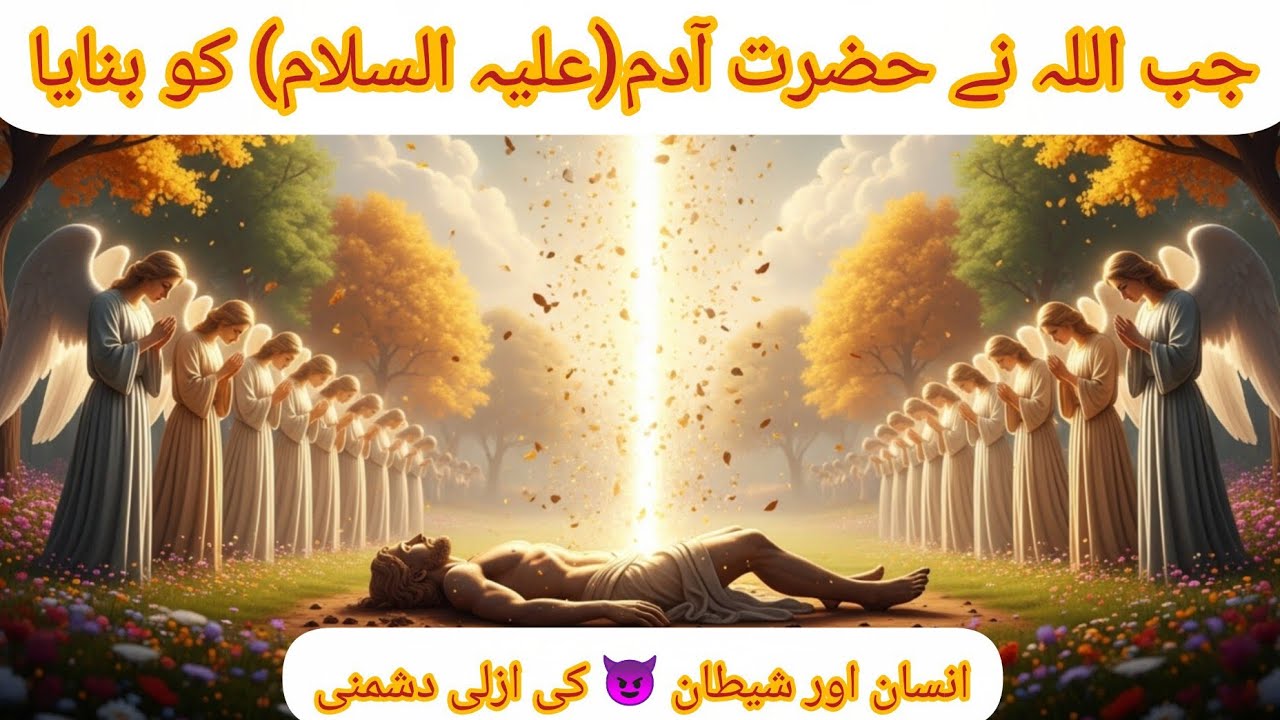 Hazrat Adam (A.S) Ki Takhleeq Aur Iblis Ka Takabbur #HazratAdam #Islamicvideo#prophetstories