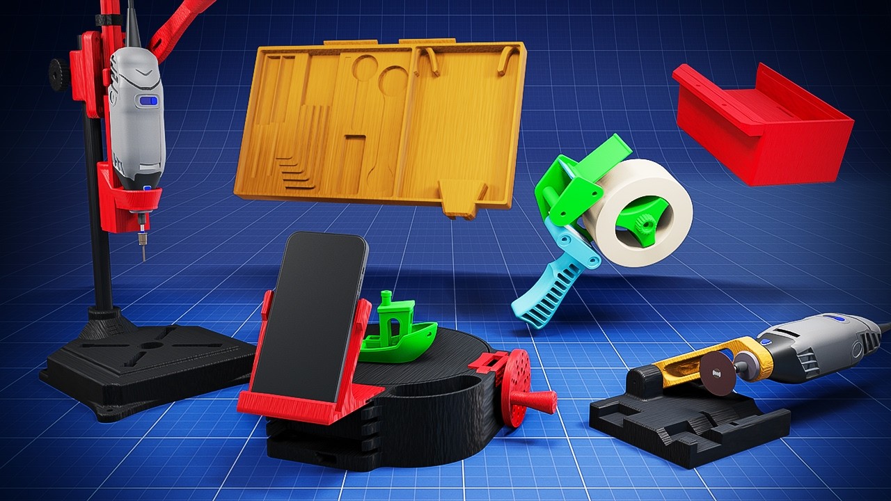 Les objets 3D que j&rsquo;utilise vraiment dans mon atelier