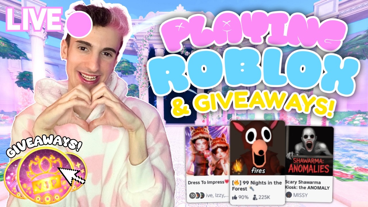 🔴 LIVE - PLAY ROBLOX WITH ME & WIN GIVEAWAYS! COME JOIN!