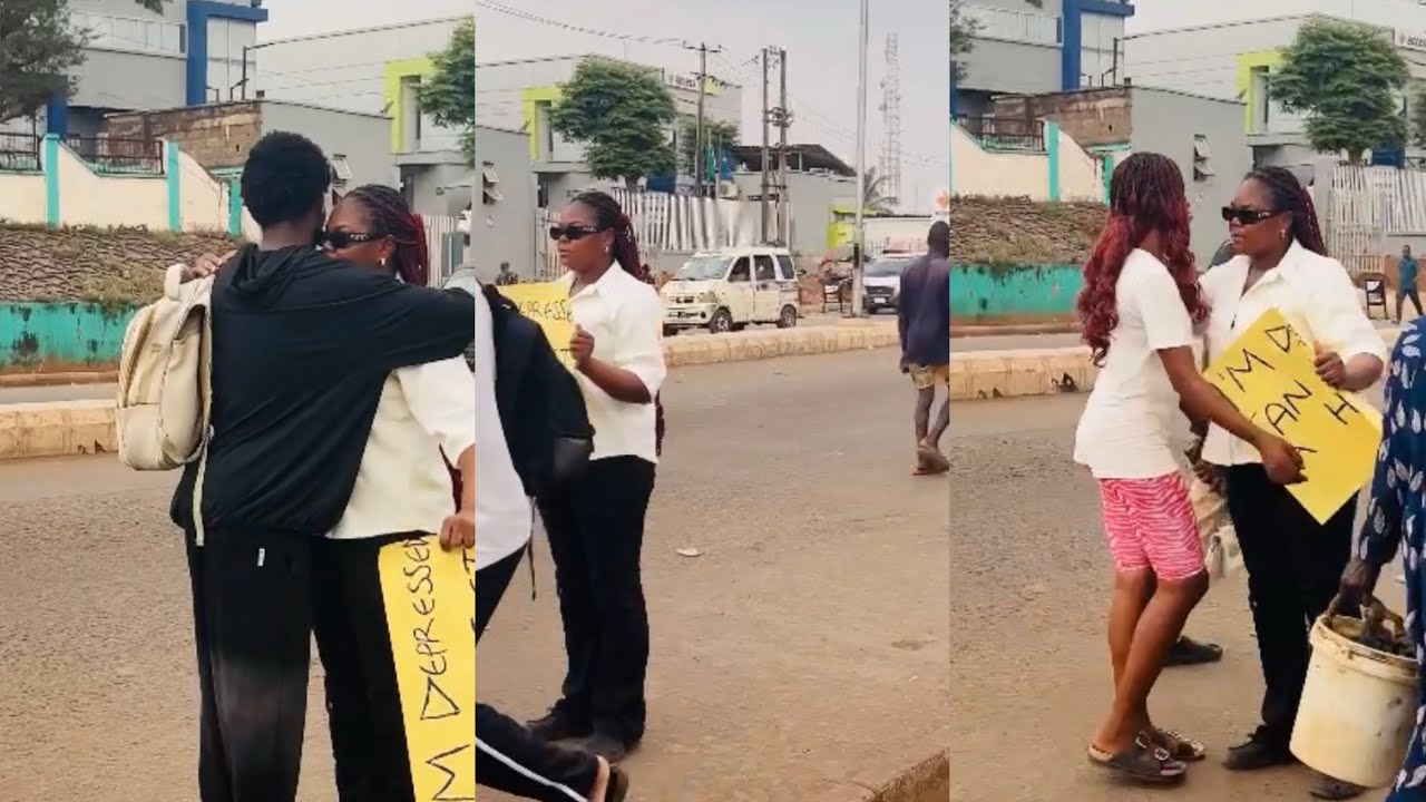 Social experiment ❤️ Be kind,showing small act of kindness can make someone feel better 