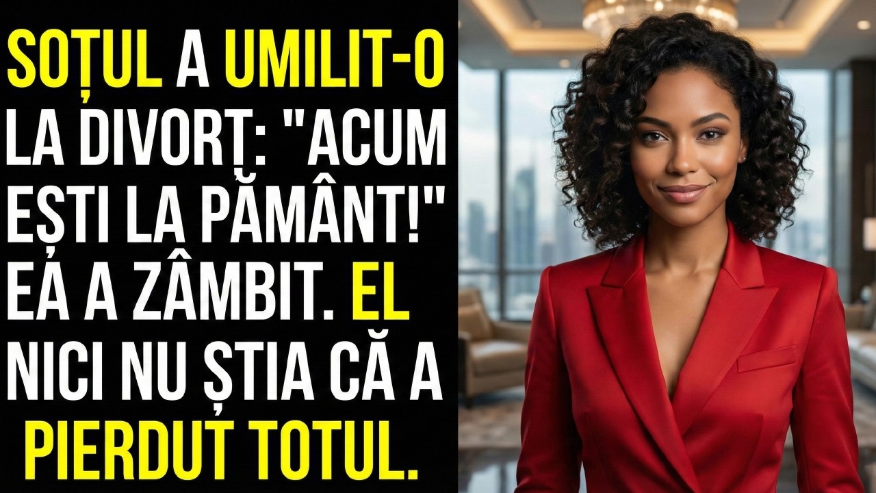 „Ai rămas fără nimic” – exulta soțul la tribunal. Ea doar a zâmbit. el încă nu știa că pierduse...