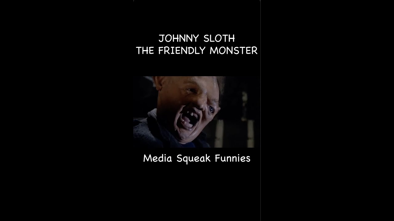 JOHNNY SLOTH The Friendly Monster Man Welcomes Chunk To His Dungeon - Goonies Fan Skit #shorts