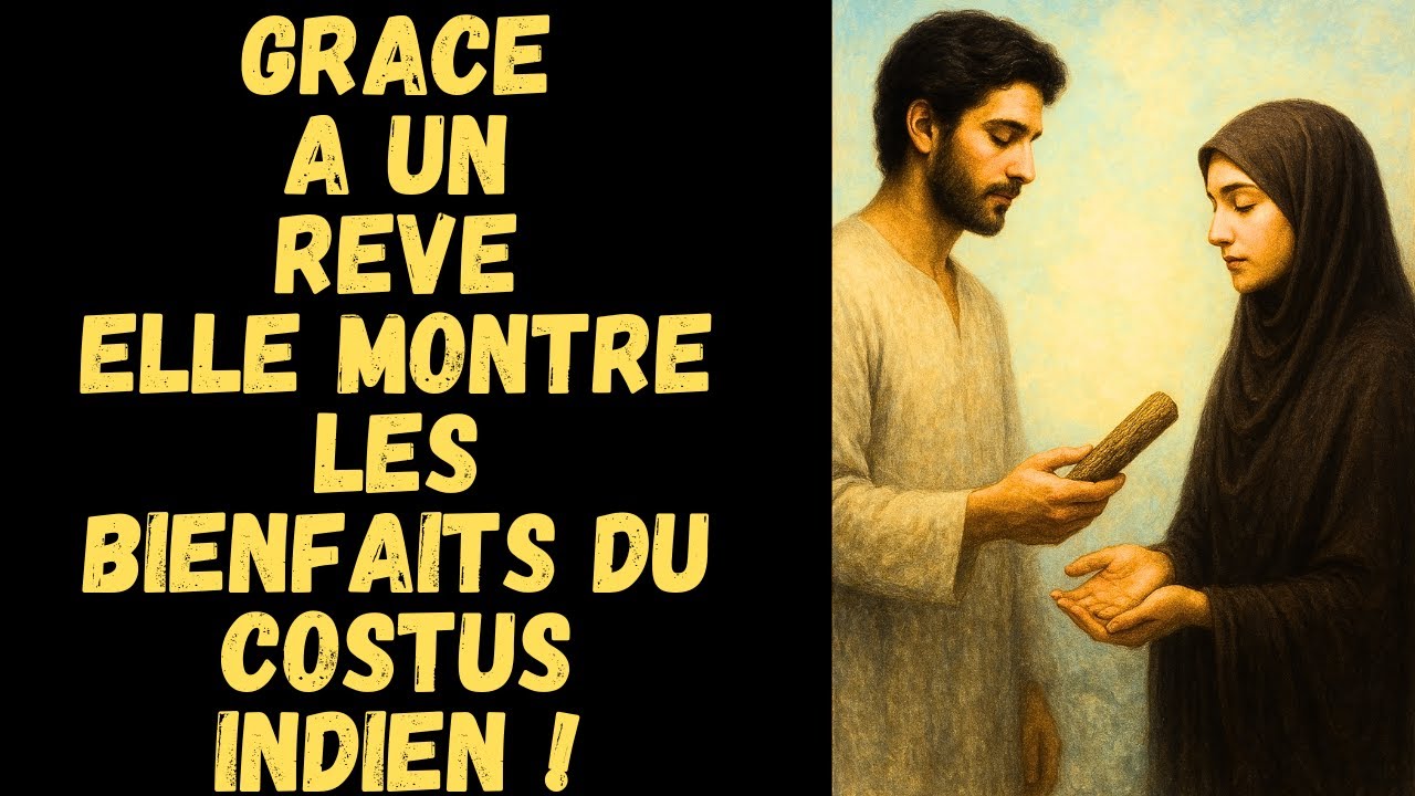 GRACE A UN REVE ELLE DEMONTRE LES BIENFAITS EXTRAORDINAIRES DU COSTUS INDIEN