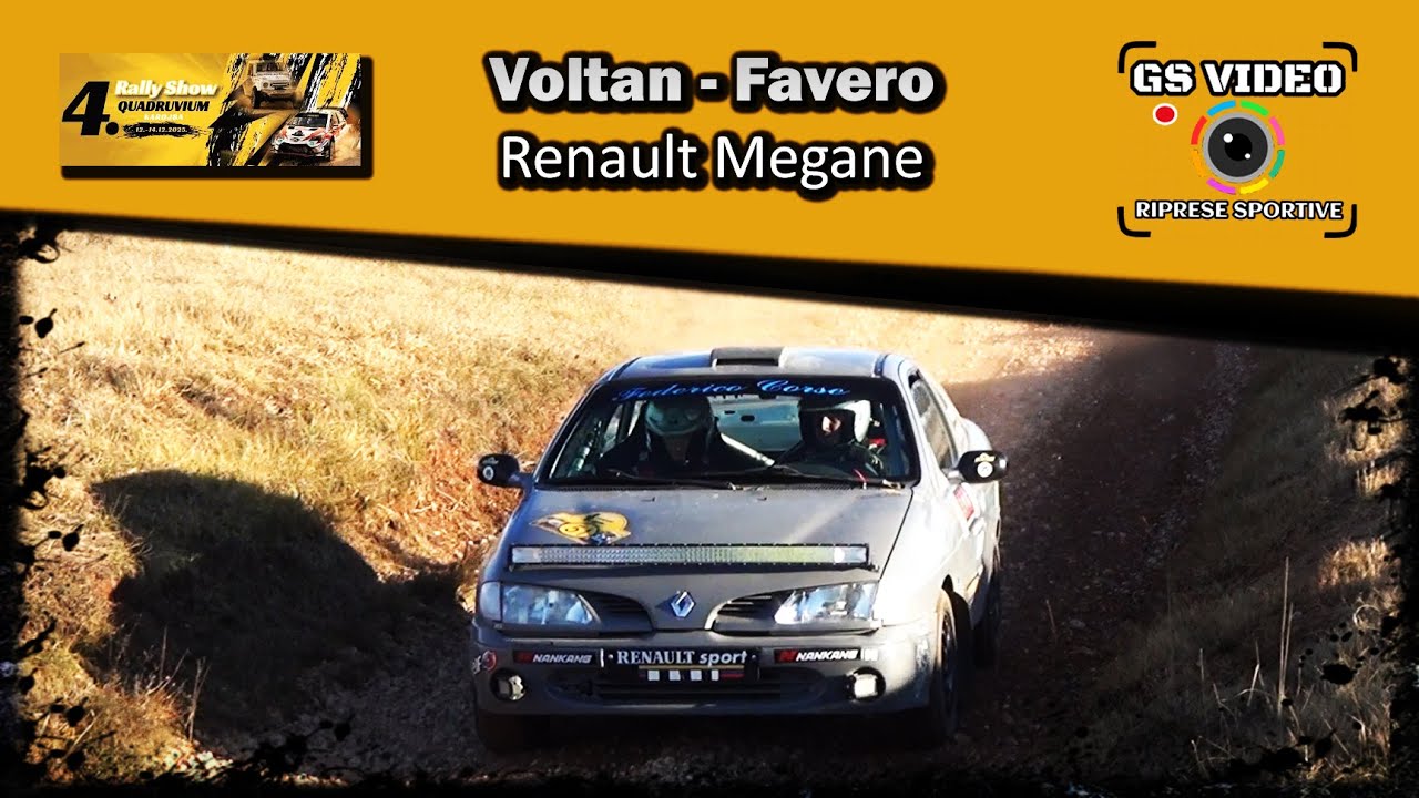 4. Rally Show Quadruvium 2025 | Federico Voltan - Enrica Favero | Renault Megane