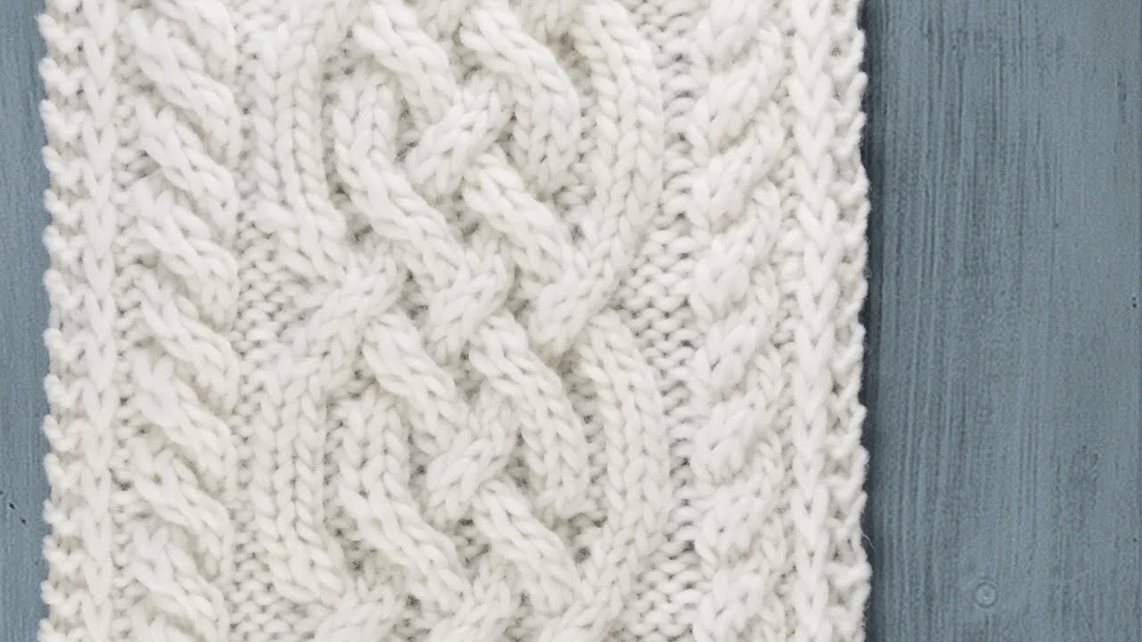 Celtic Scarf Part Two ♥️  A Stitch by Stitch Guide To The Main Celtic Pattern