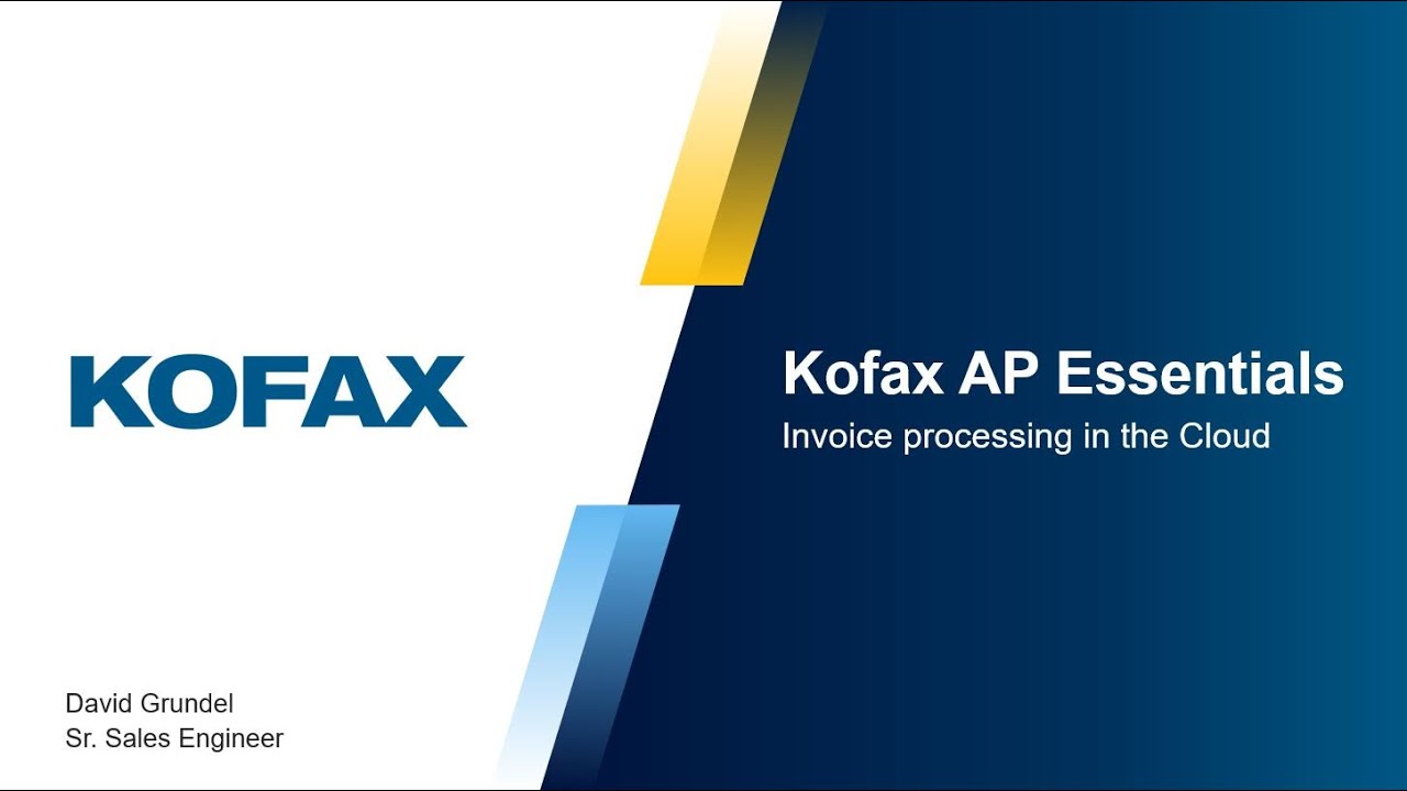 Tungsten Automation (Kofax, ReadSoft) AP Essentials Extended Demo