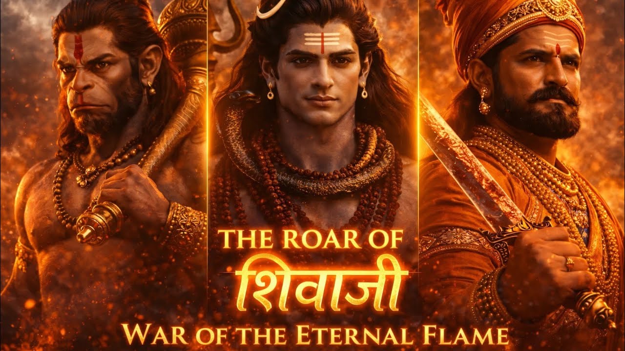 THE ROAR OF SHIVAJI : WAR OF THE ETERNAL FLAME || A Divine War Anthem by Divyayug Studios