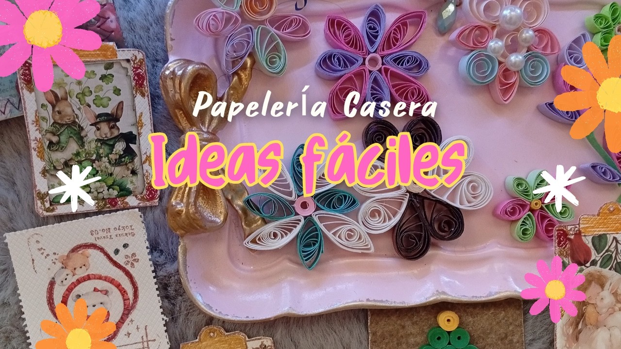 Haz Papelería Casera en Casa Sin Gastar Mucho | Sellos y Filigrana #quilling