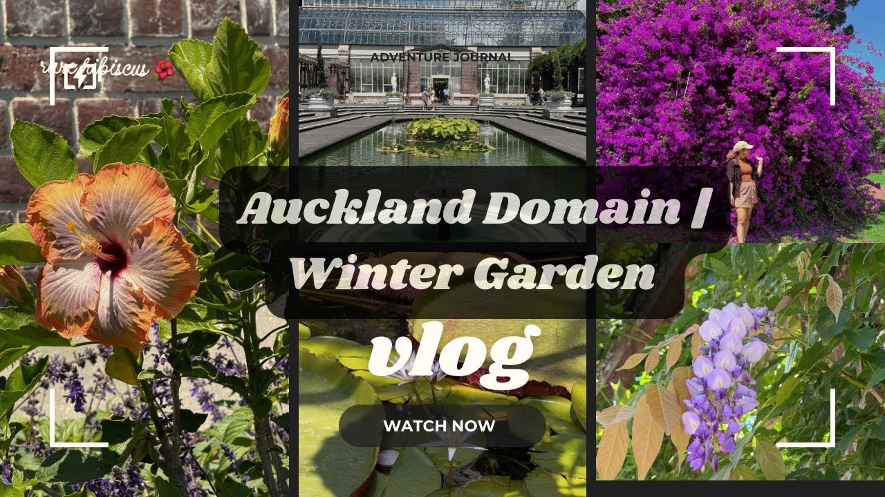 Auckland Domain| Winter garden | New Zealand | #family #garden #trip 