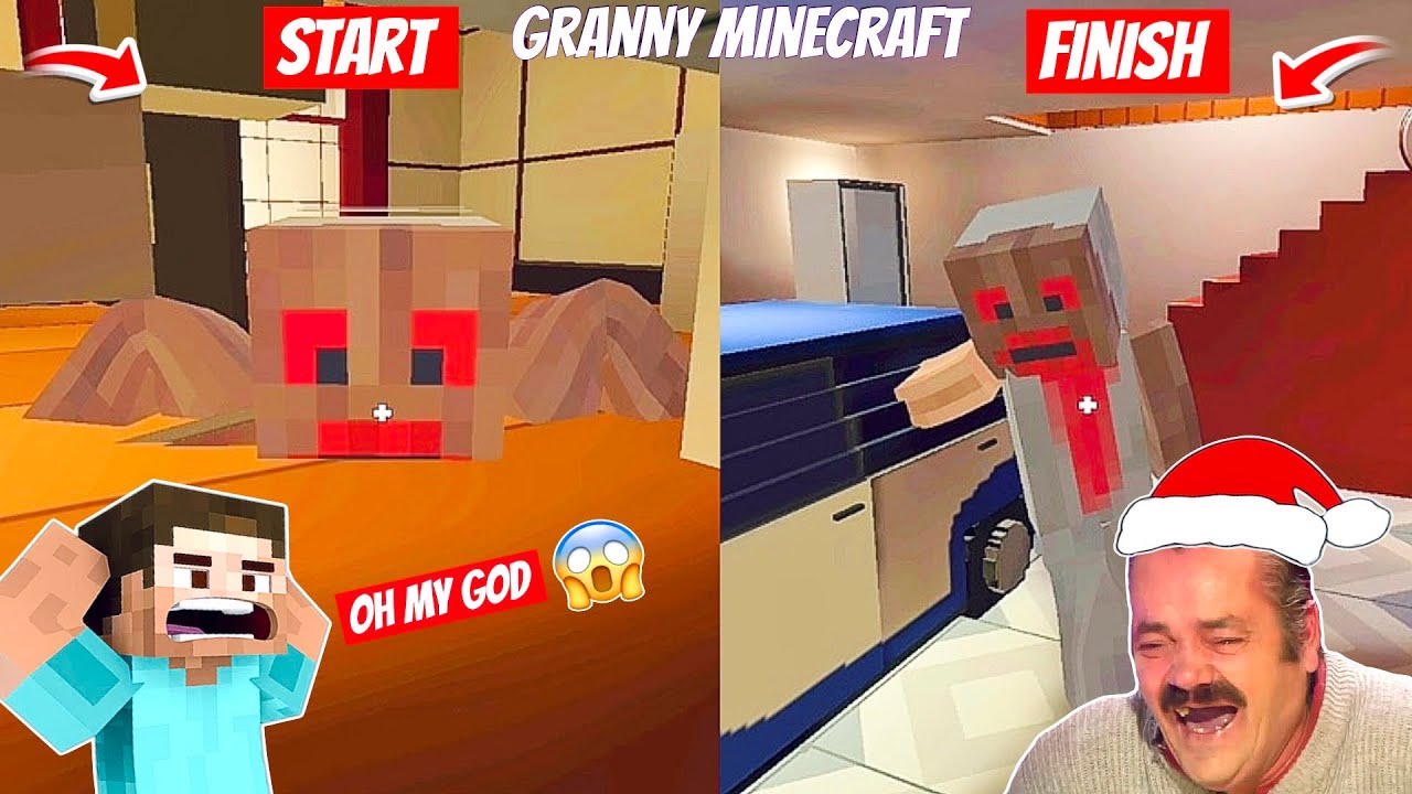 Granny [MINECRAFT] Mod Is Super Hilarious 🔥But !