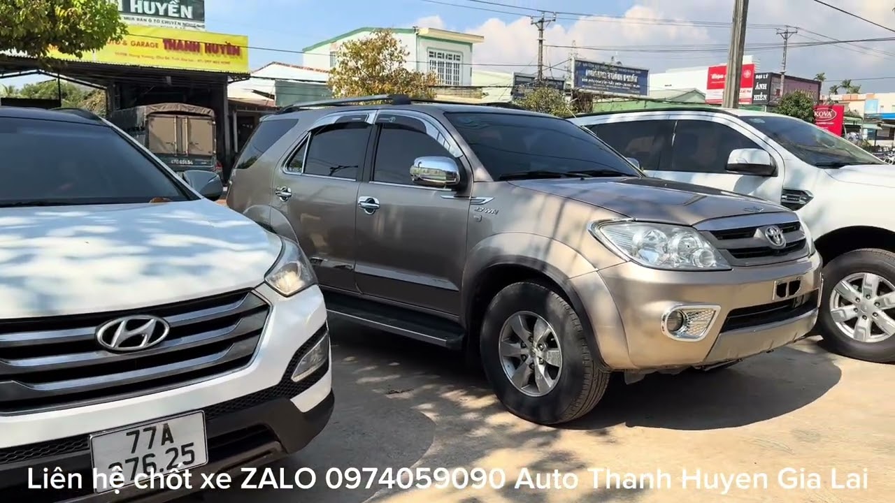 Toyota Fotuner hai cầu số tự động 280trieu 0974059090 Auto Thanh Huyen Gia Lai 