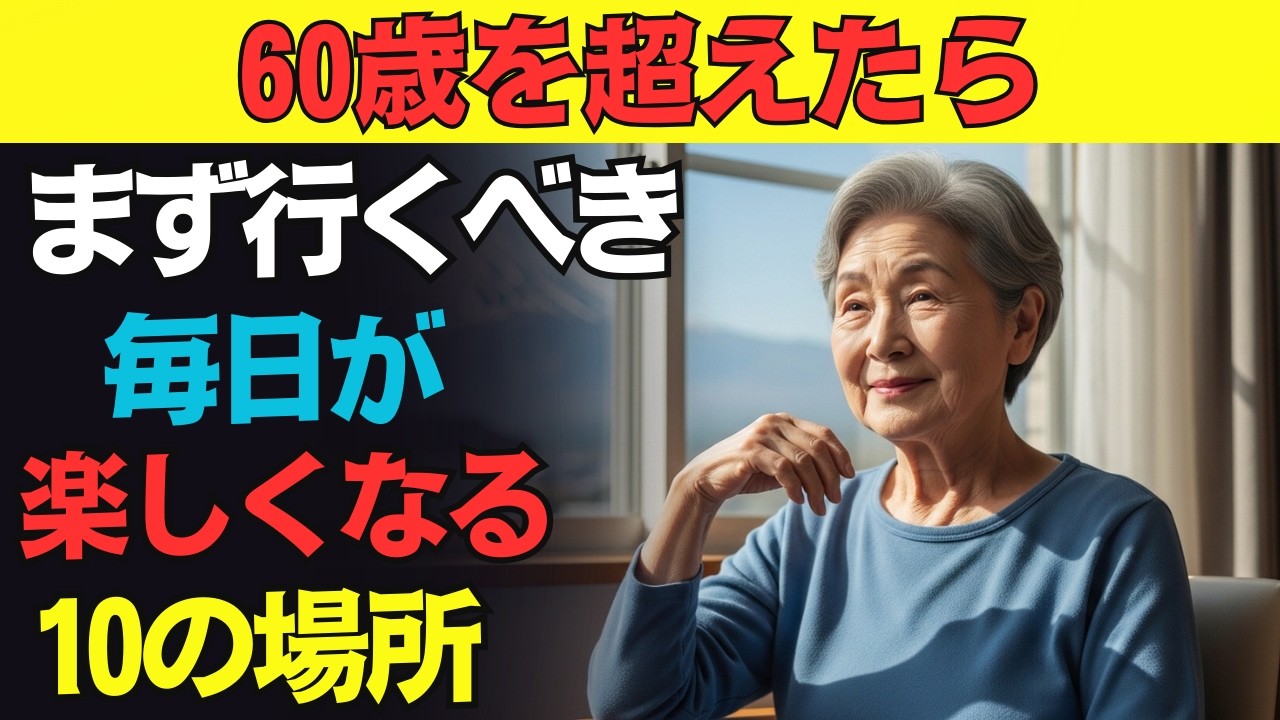 【60歳を超えた人へ】老け込みたくないなら必見！毎日が楽しくなり、心と体が若返る居場所10選