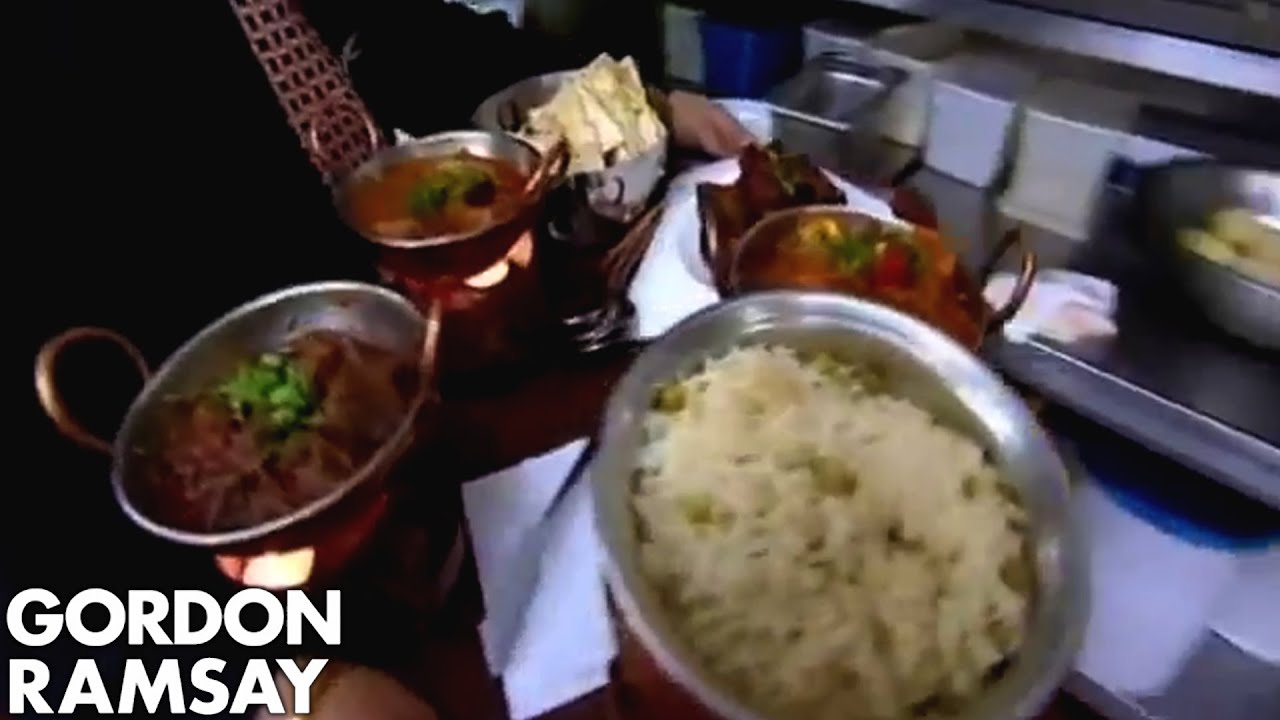 Brilliant: Indian contender: Gordon Ramsay