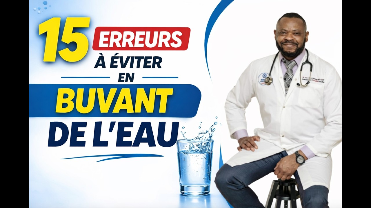 15 ERREURS QUE LES GENS COMMETTENT EN BUVANT DE L’EAU