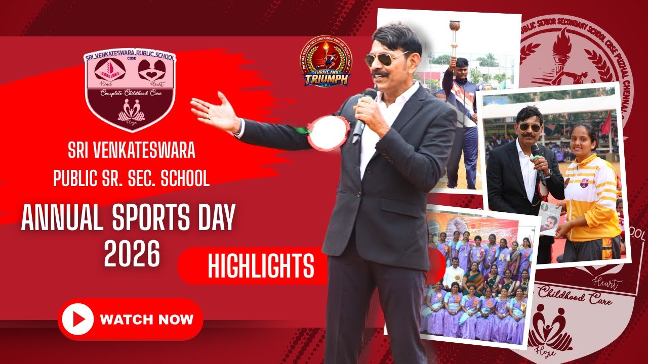 SVPS Annual Sports Meet 25-26 | G. Sylendra Babu, I.P.S.( Retd.) | Highlights |