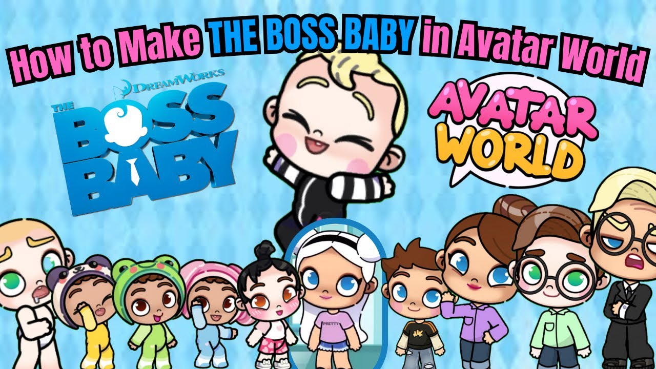 How to Make The BOSS BABY in AVATAR WORLD TUTORIAL!