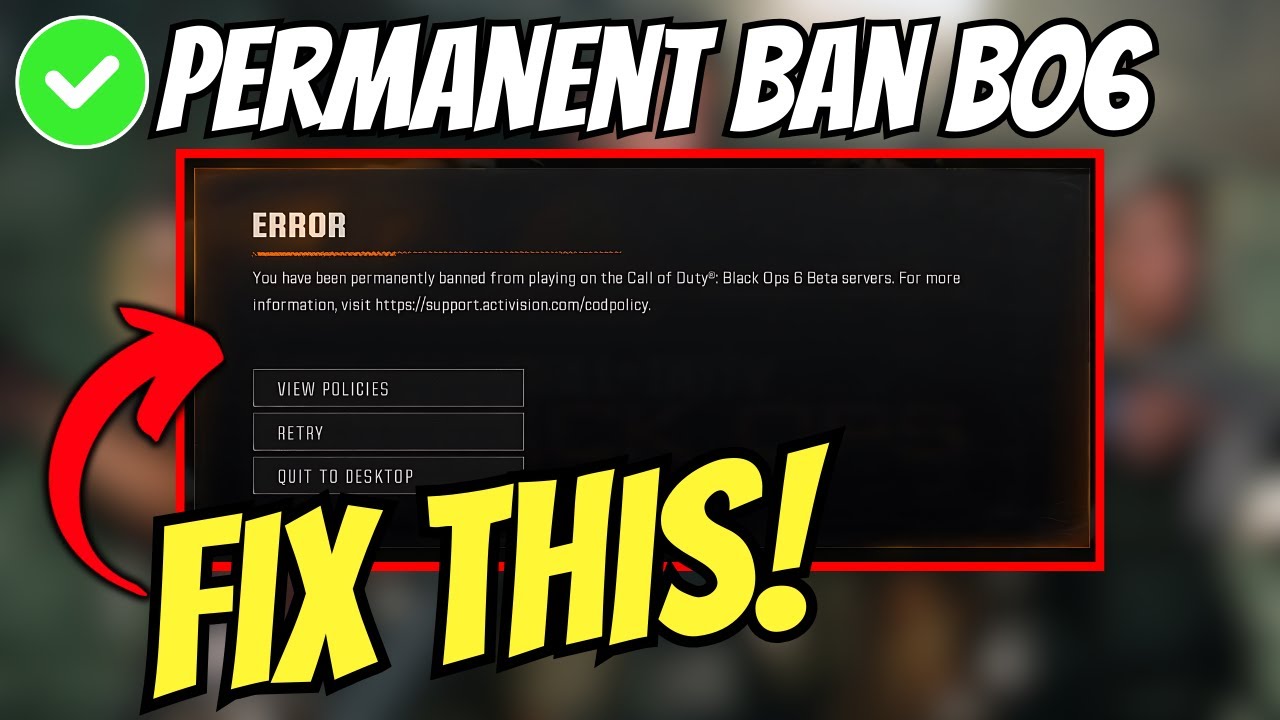 Как решить проблему постоянного бана в Call of Duty Black Ops 6