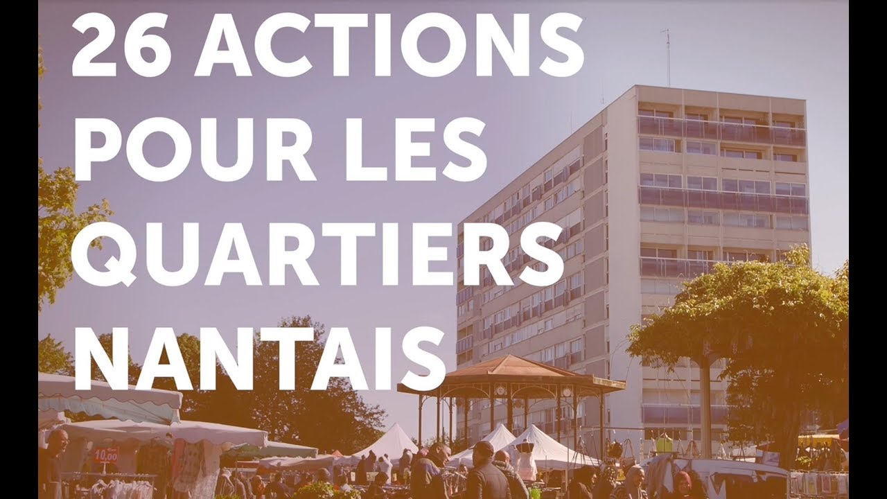 26 mesures pour les quartiers nantais