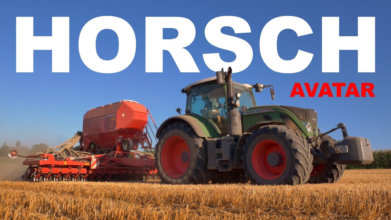 🤩HORSCH Avatar 6.16 SD + FENDT 720 Vario | Semis direct de couvert XXL