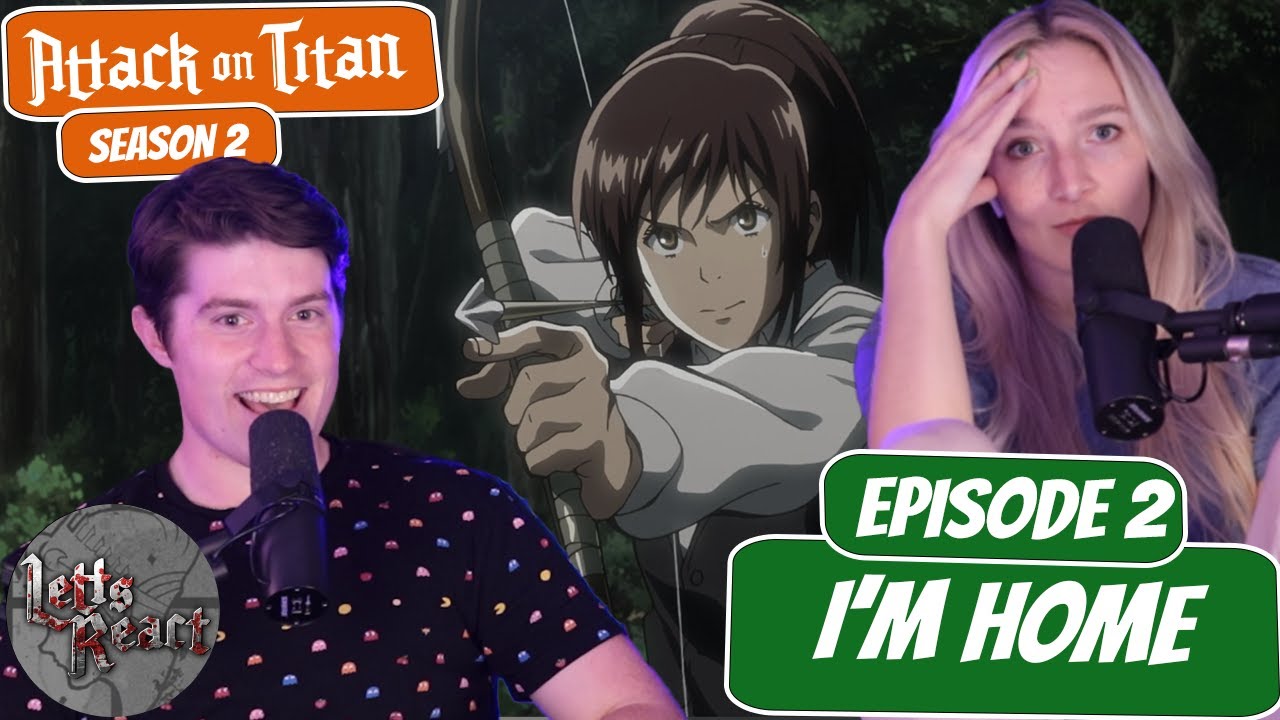 SASHA THE ARCHER! | First Attack on Titan Reaction with my Girlfriend | Season 2, Ep 2,  