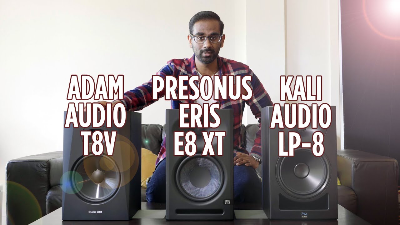Какие 8-дюймовые мониторы стоит купить за 1000 долларов? (ADAM Audio T8V, PreSonus Eris E8 XT, Ka...