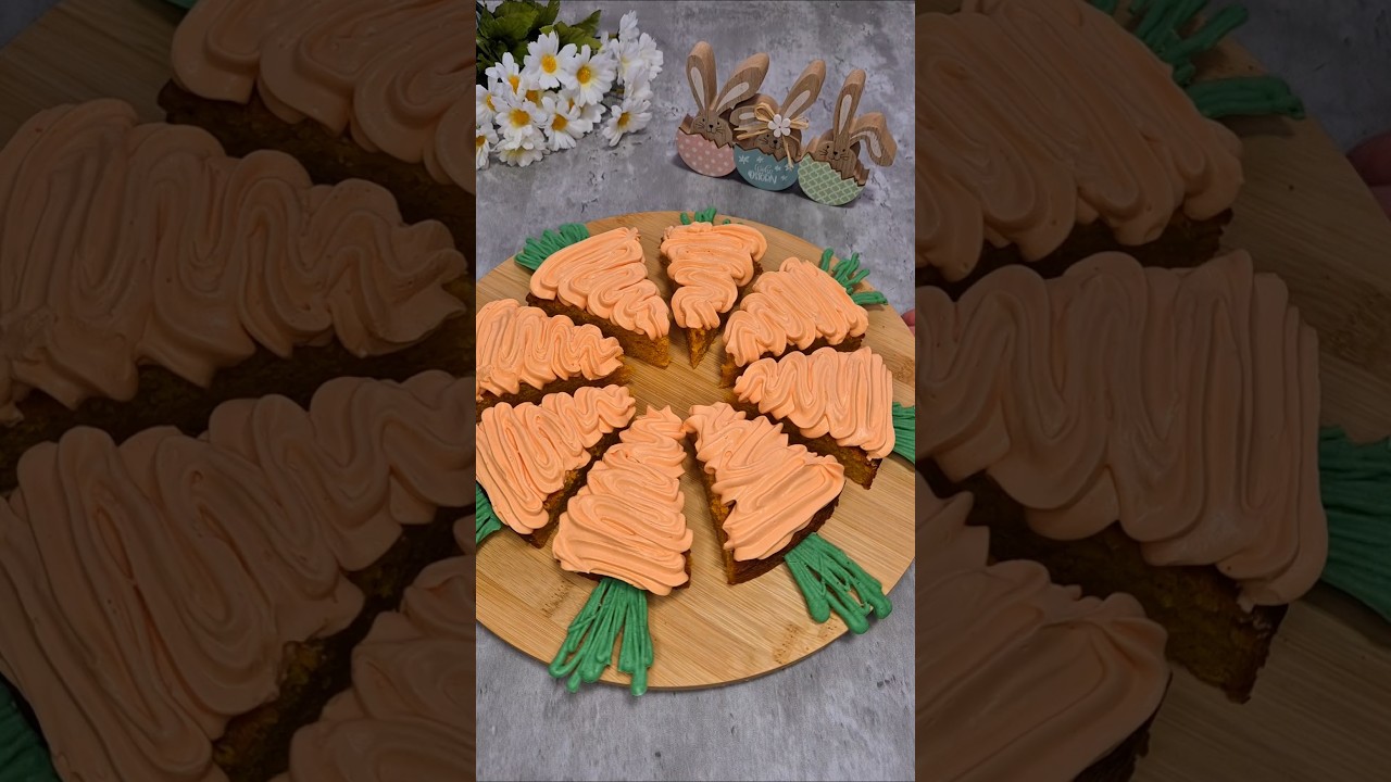 Karottenkuchen f&uuml;r den Osterhasen