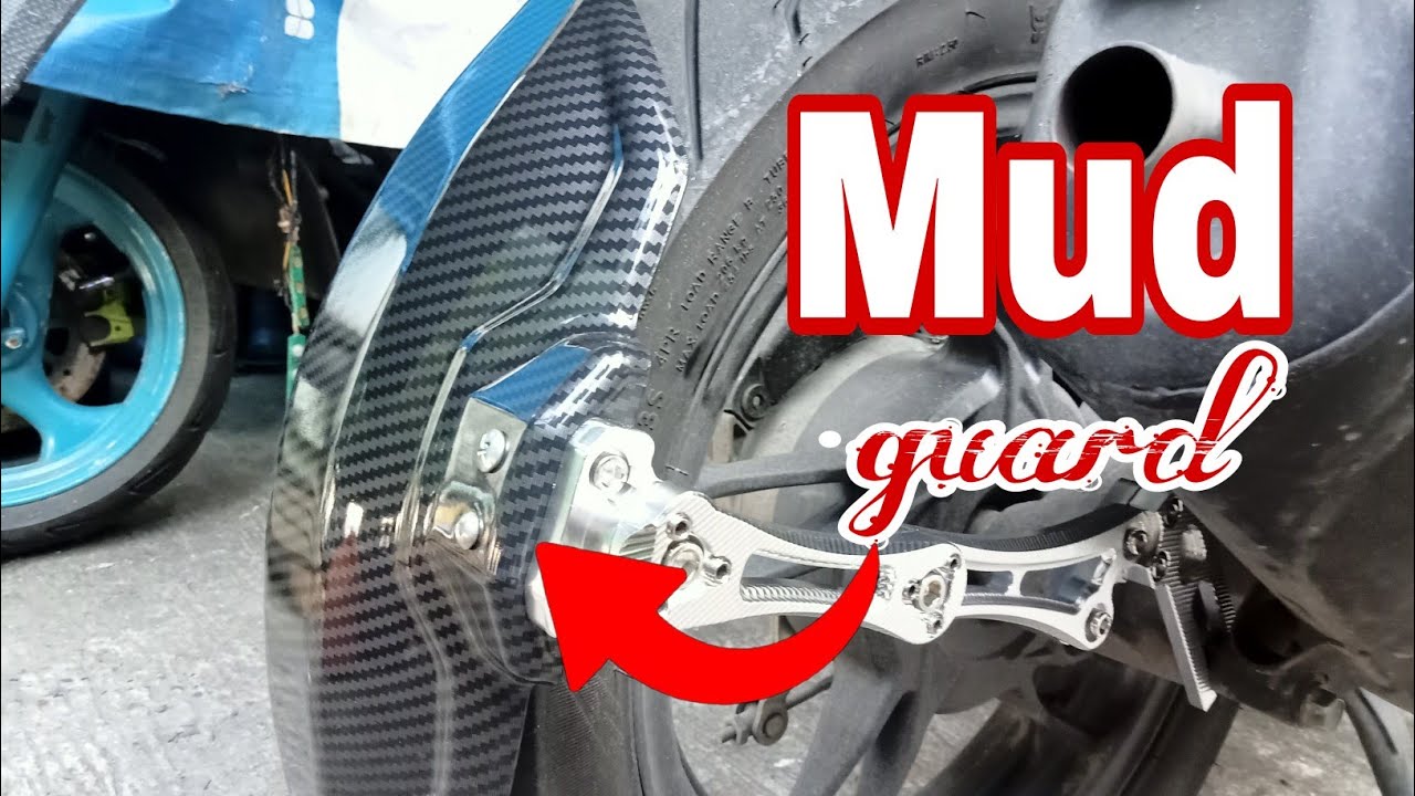 install universal mud guard | rear fender | honda click 125i v3