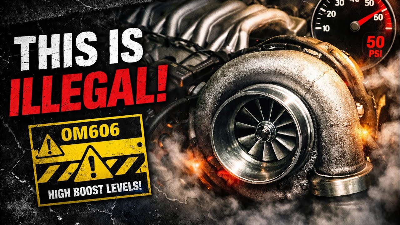 OM606 Mercedes BIG TURBO Compilation