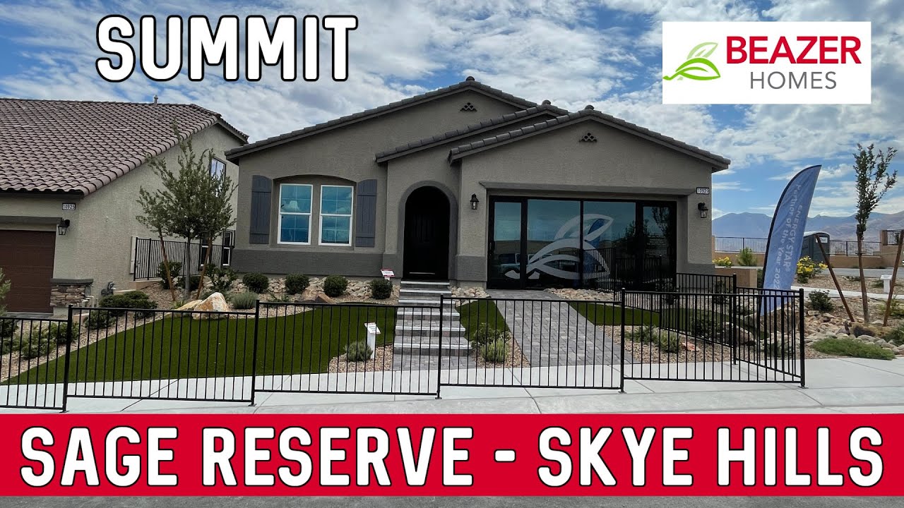 Sage Reserve in Skye Hills | Summit Model $529k+, 4 Beds, 2-3 Baths, 2021 sq. ft. | Beazer