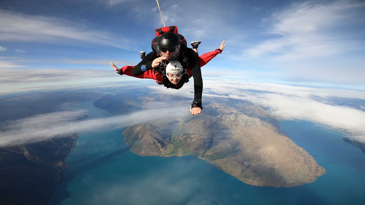 20200220 skydiving in Queenstown, New Zealand