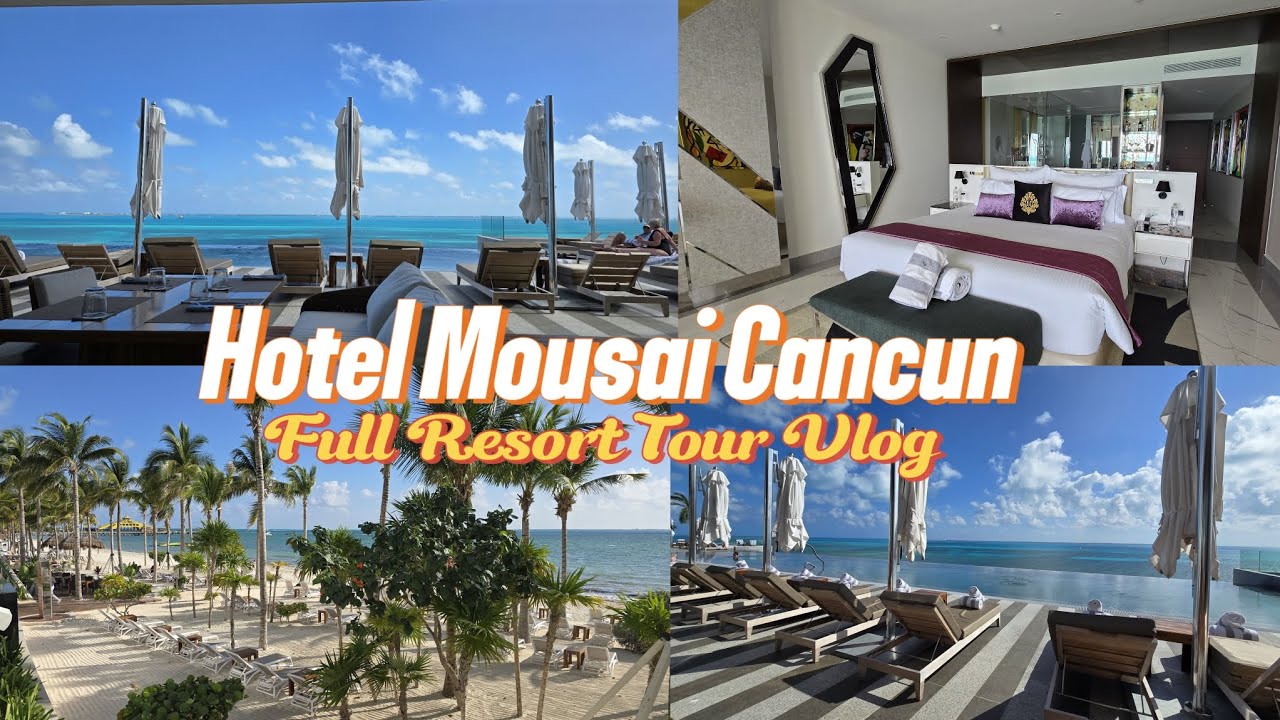Hotel Mousai Cancun Adults-Only Beach Front Luxury Resort Mexico | Full Tour Vlog & Room Tour