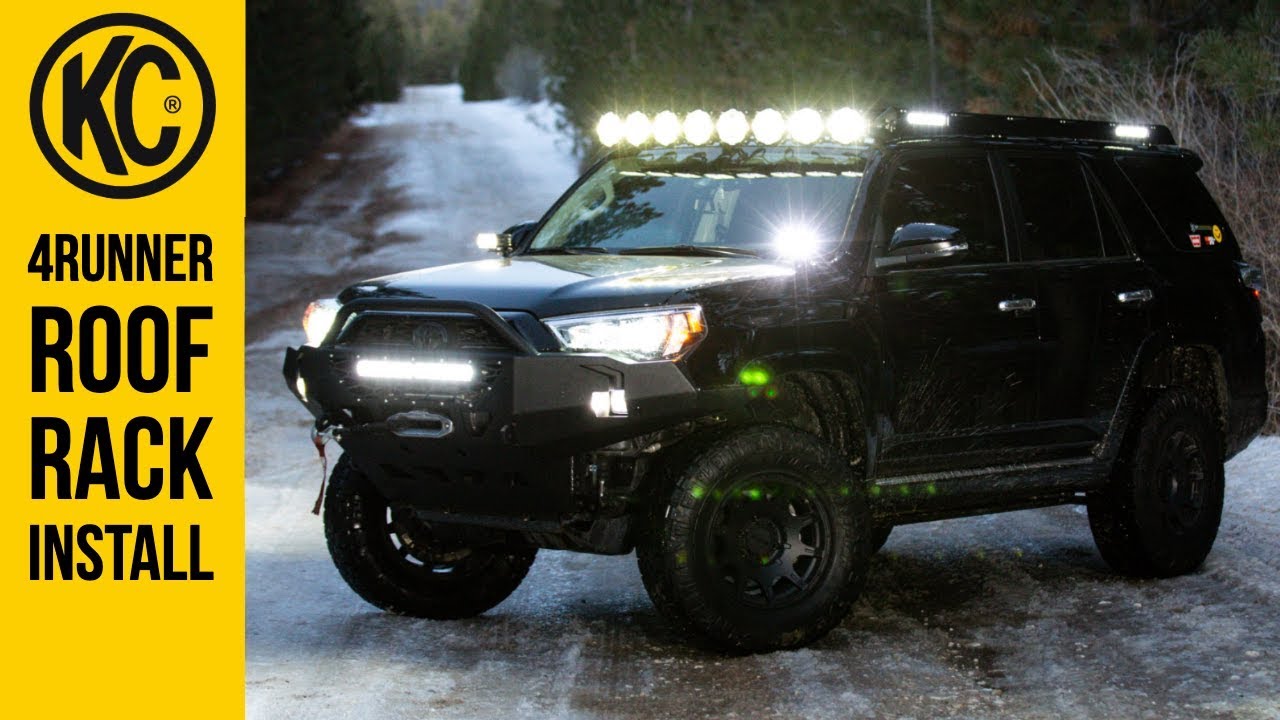 Toyota 4Runner Roof Rack and Integrated Lighting Install | KC M-Racks