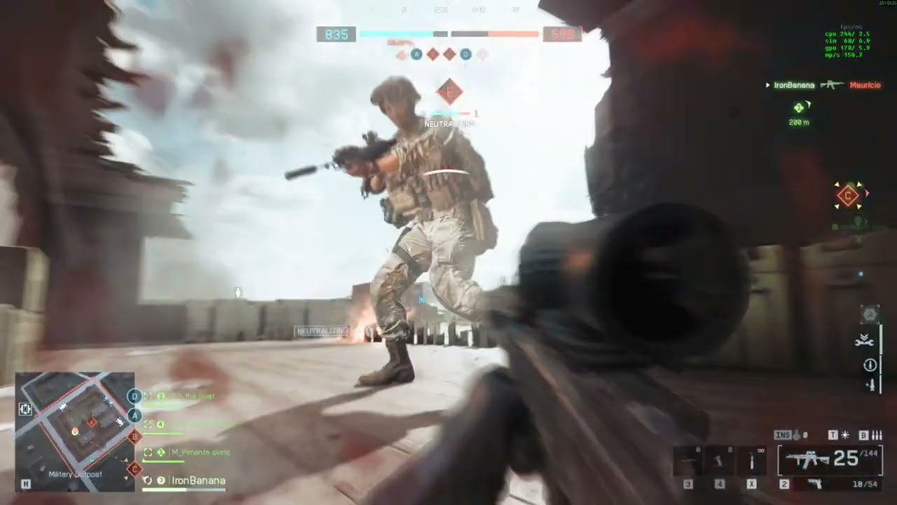 Jugando Battlefield 6 con Ingeniero.