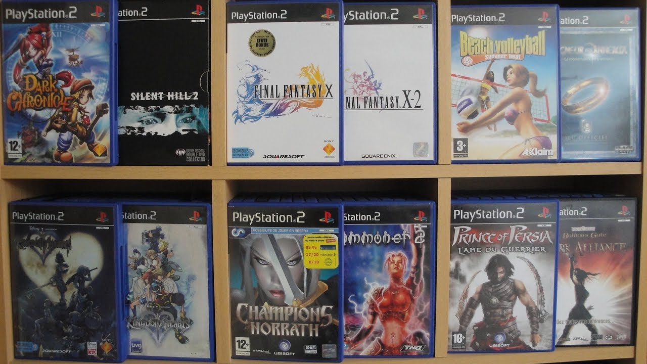 Retour vide grenier, un gros lot de jeux PS2 à 20€ !!! (23/06/2018)