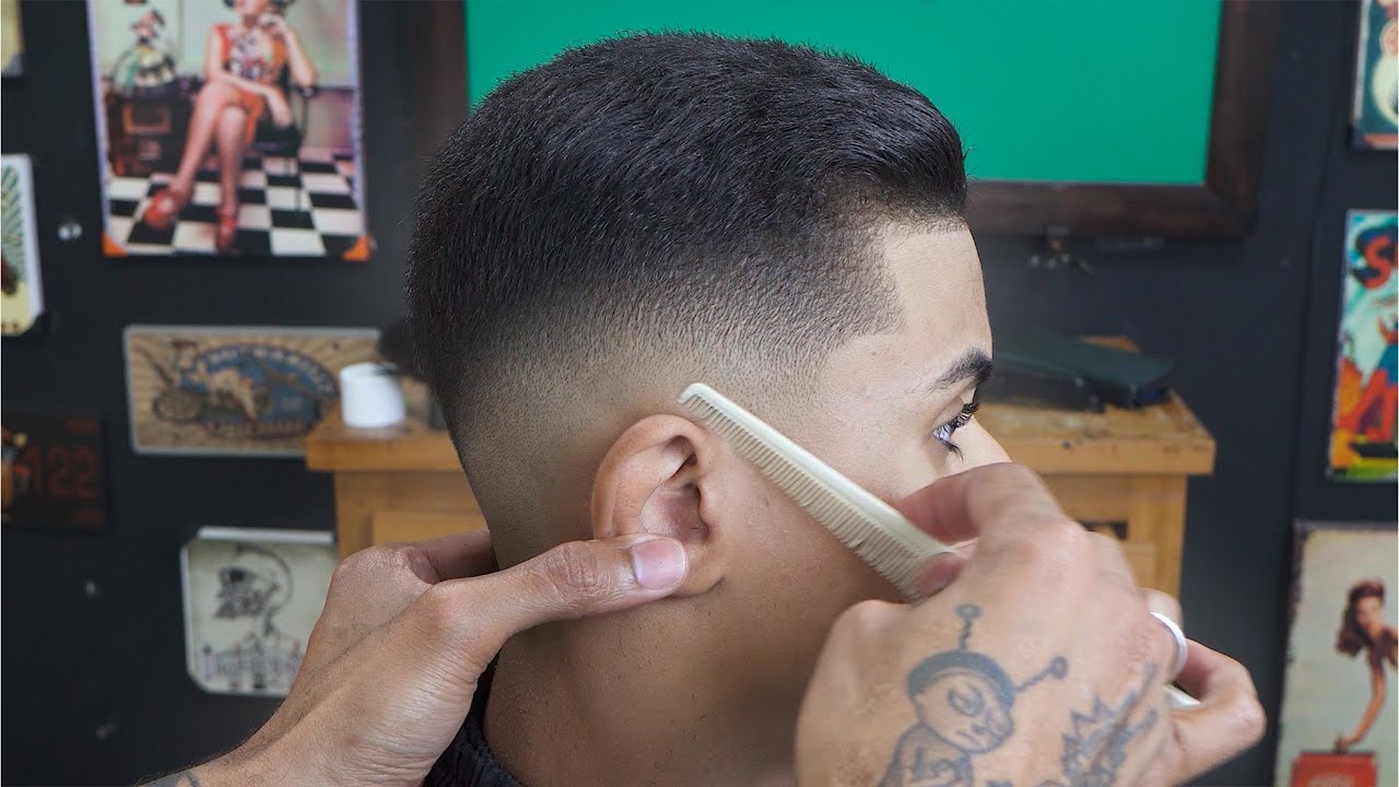 Como fazer degradê mid fade (corte completo)