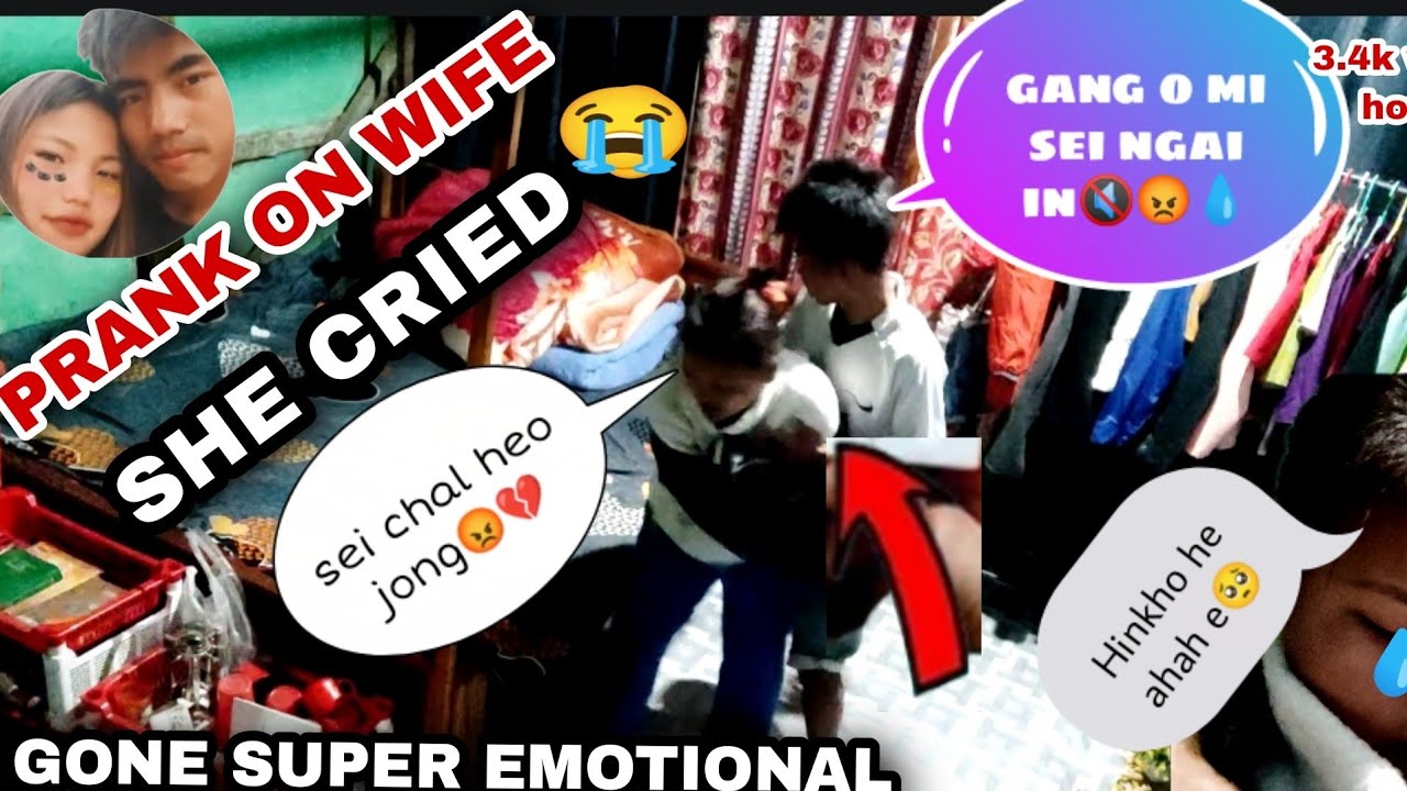 2022🥺My last prank on Wife 😆Gone Emotional cried😭 Jinei thah kahe😆